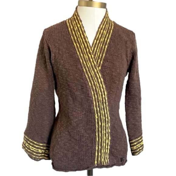 🛑 Aritzia TNA Wrap Kimono Style Tie Cardigan - S 🇨🇳 - Picture 2 of 11